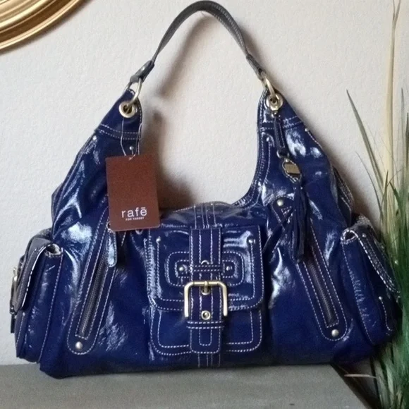 Rafe Bags New Rafe For Target Navy Faux Leather Large Hobo Shoulder Bag Purse Poshmark